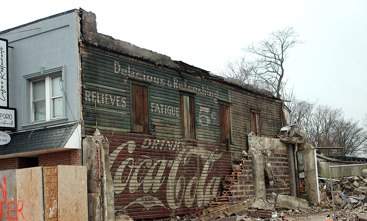 One hundred-year-old Coca-Cola wall sign unearthed in Long Branch