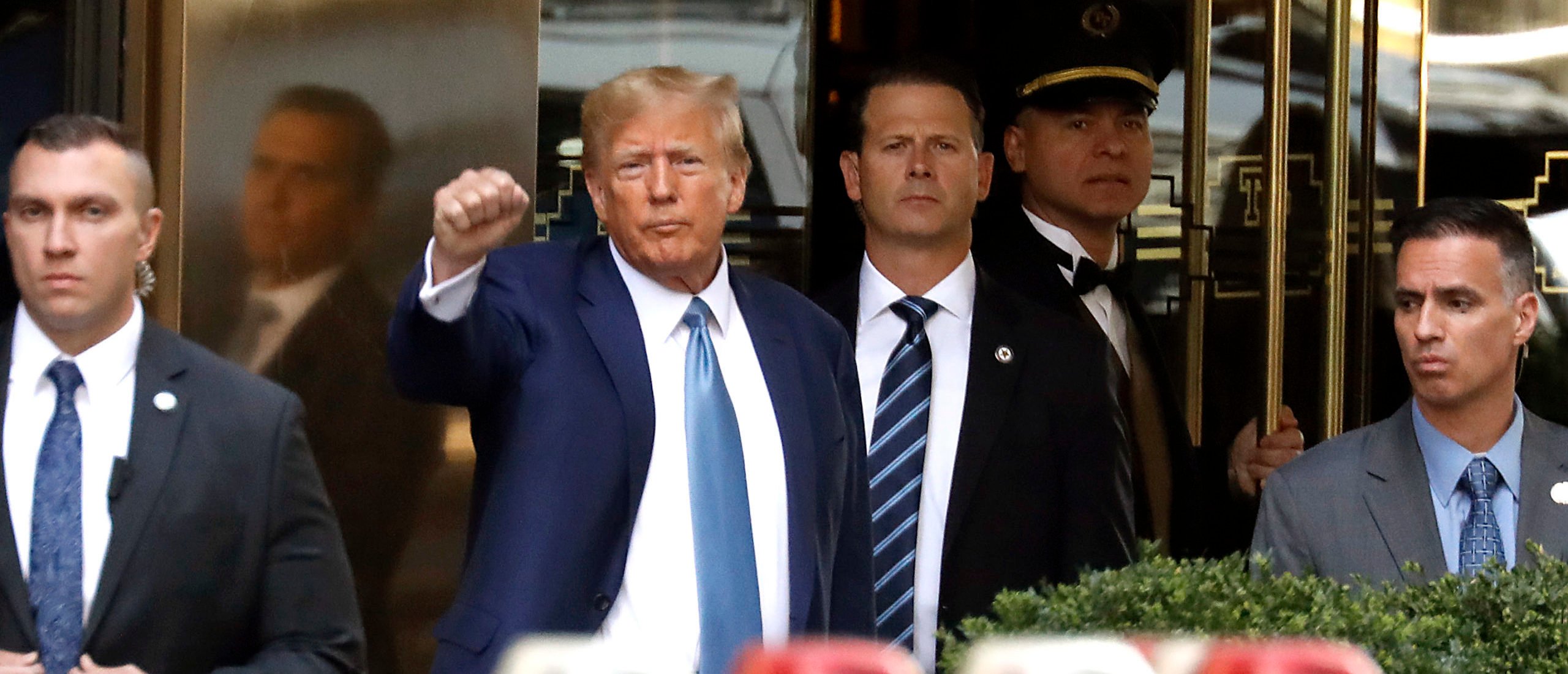 Left-Wing Megadonor Is Bankrolling A Rape Lawsuit Against Donald Trump NEW YORK, NEW YORK - APRIL 13: Former U.S. President Donald Trump leaves Trump Tower on April 13, 2023 in New York City. Trump is scheduled to be deposed for a civil lawsuit brought by New York Attorney General Letitia James over allegations that the Trump Organization falsified financial statements in order to obtain loans. The lawsuit seeks to remove Trump and his children from their roles at The Trump Organization and ban them from future leadership roles in the state of New York and repay $250 million that was allegedly obtained illegally. (Photo by John Lamparski/Getty Images)