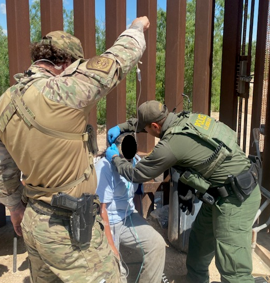 RGV Border Patrol assists migrant in medical distress