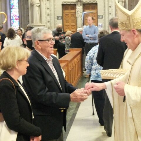 Over 100 new jersey couples celebrate their 50th wedding anniversary together at church - photo licensed by shore news network.