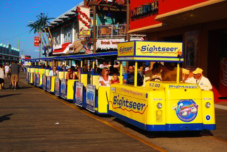 Watch the tram car! Woman behind historic wildwood voice suing city for royalties - photo licensed by shore news network.