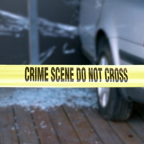 Fatal pedestrian crash on capital beltway as victim changed flat tire - photo licensed by shore news network.