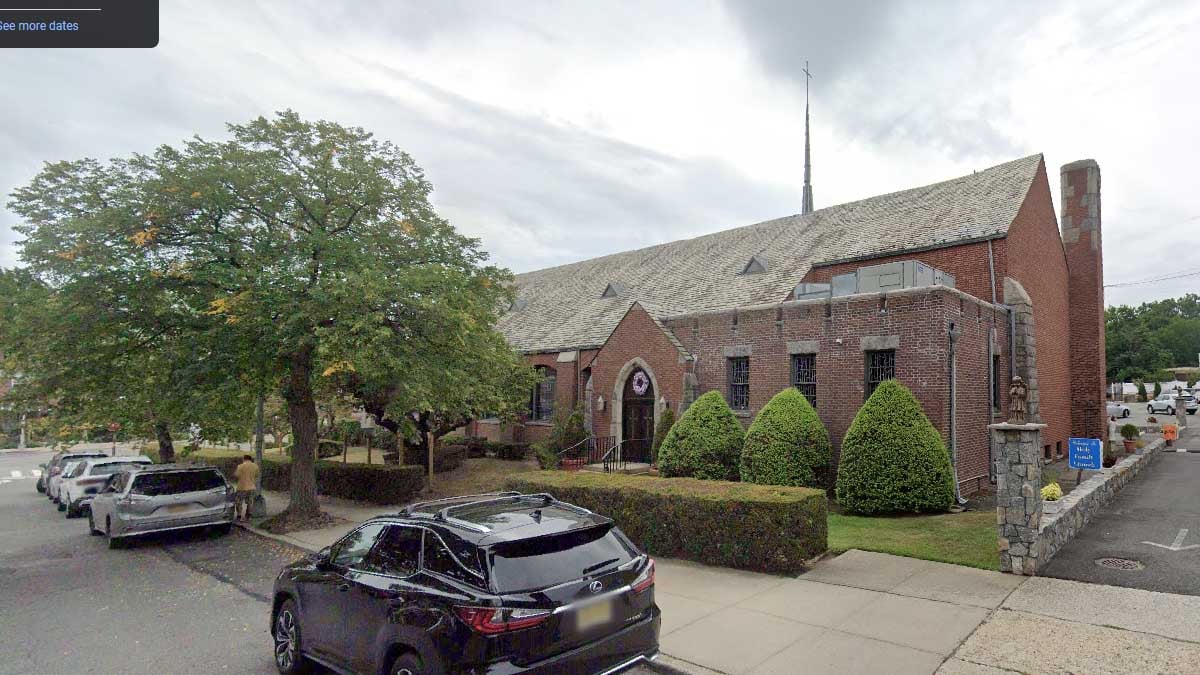 Police release photo of suspect who broke statue at Holy Family Church