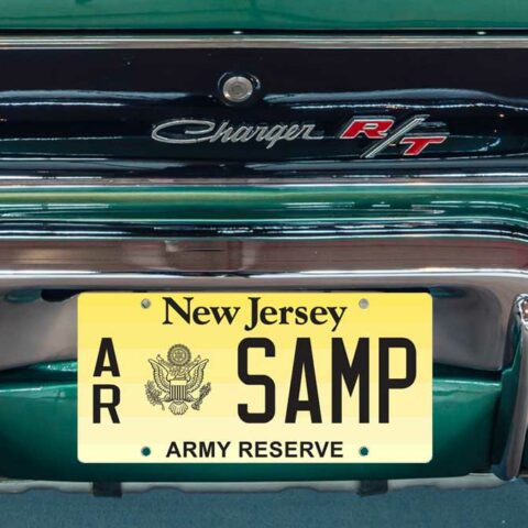 Check out these new license plates available to new jersey reservists, veterans - photo licensed by shore news network.