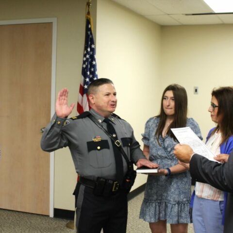 Promotions announced in manchester township police department - photo licensed by shore news network.