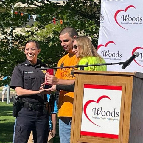 Middletown cop honored with woods humanitarian service award - photo licensed by shore news network.