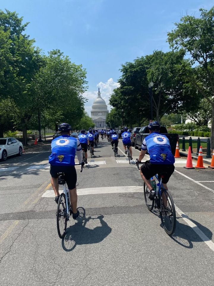 Cranford Police arrive in D.C. after completing Police Unity Tour