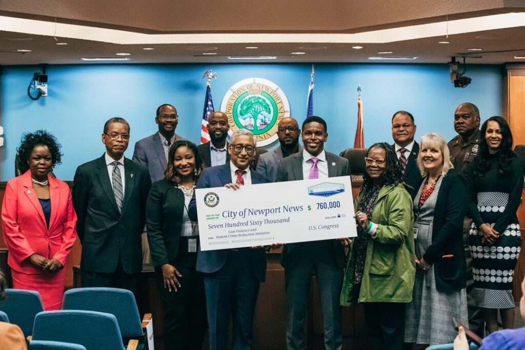 Newport News receives $760,000 to support violence reduction