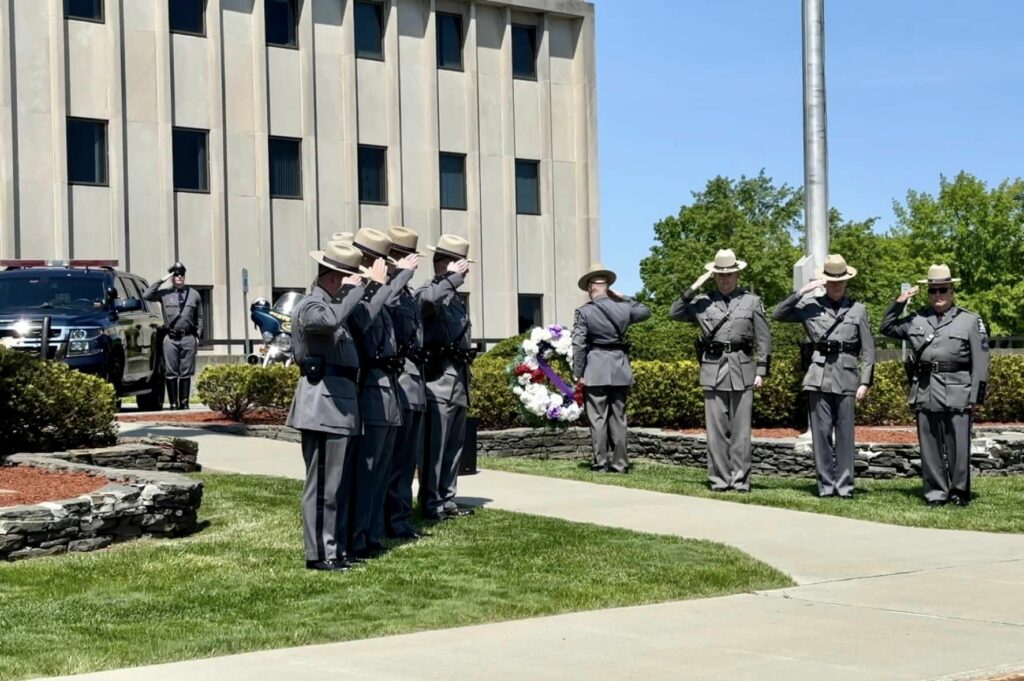 New York State Police honor fallen Officers with Ceremony