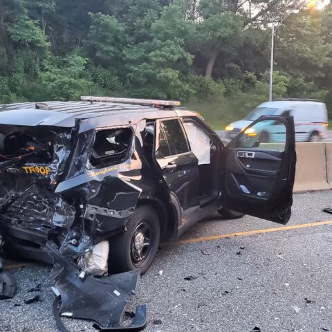 Maryland state trooper injured, struck by impaired driver - photo licensed by shore news network.