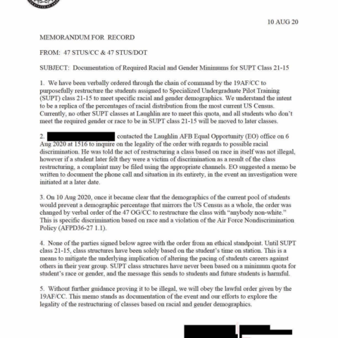 Exclusive: us air force ran a social experiment to graduate more minority pilots. It didn’t go as planned - photo licensed by shore news network.