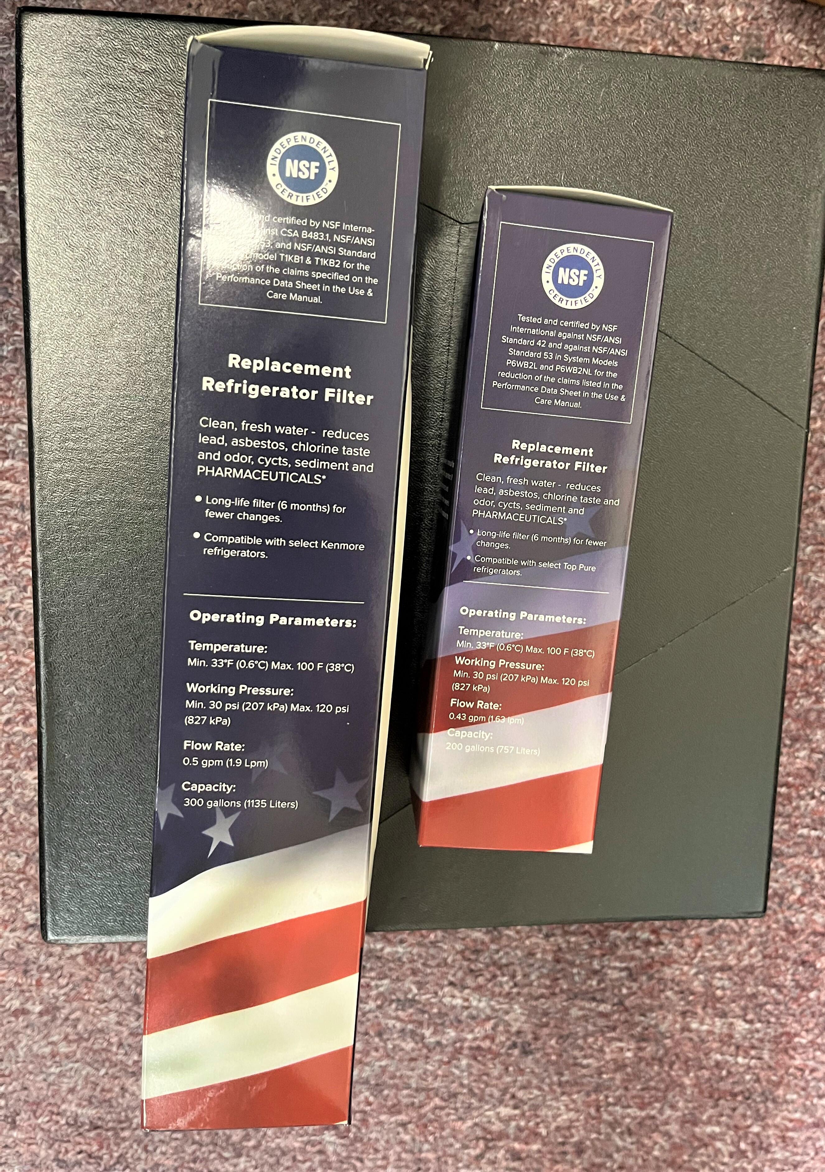 Nearly 4,000 Fraudulent Refrigerator Water Filters Seized by CBP at LA/LB Seaport Water Filters 1