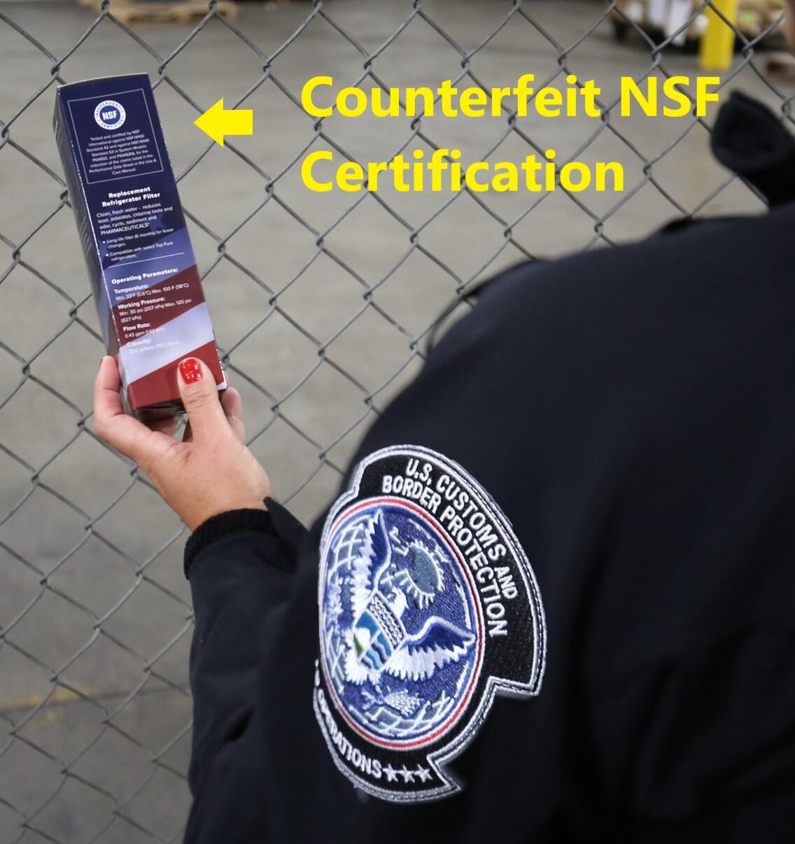 Nearly 4,000 Fraudulent Refrigerator Water Filters Seized by CBP at LA/LB Seaport Water Filters 2