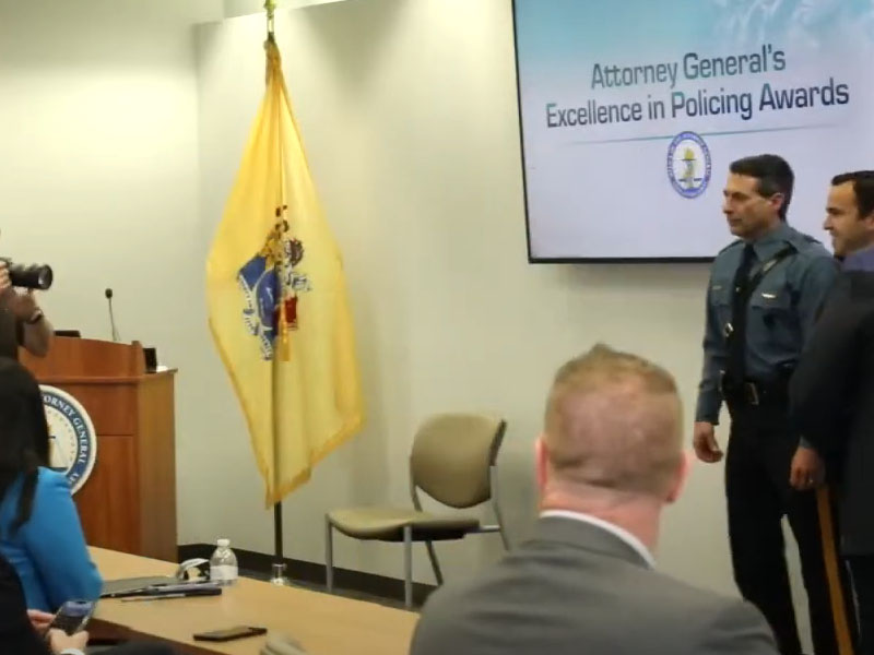 Atlantic City cop honored by state for policing excellence and community policing efforts