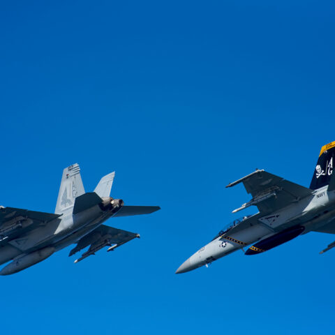 F-18 fighter jets to fly over nyc, verrazano bridge today - photo licensed by shore news network.