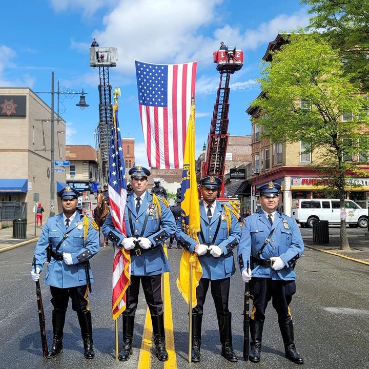 Hackensack police department honor guard attends Paterson Blue Mass