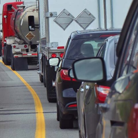 Traffic alert: three car crash causes delays on 690 eastbound - photo licensed by shore news network.