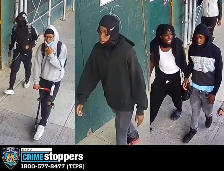 Five Suspects Wanted for Robbery in Brooklyn