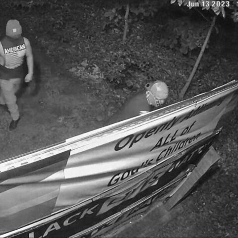 Church property vandalized in odenton - photo licensed by shore news network.