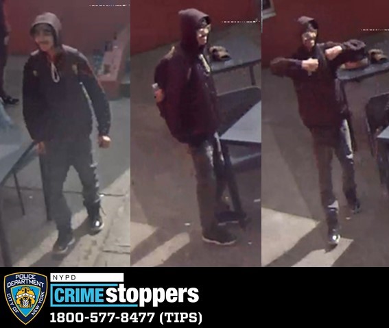 Suspect sought after swastikas painted on Queens Public Library wall