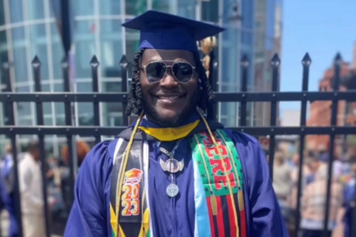 After losing both parents to COVID-19 New Jersey student graduates at the top