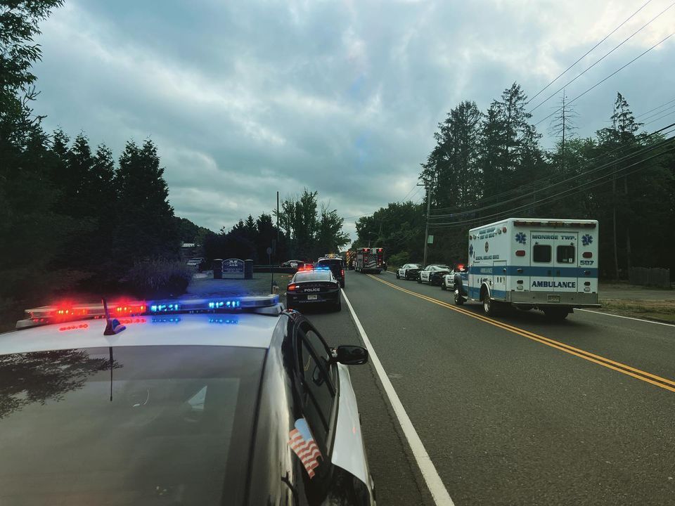 Emergency Road Closure in Marlboro Township following Serious Motor Vehicle Crash