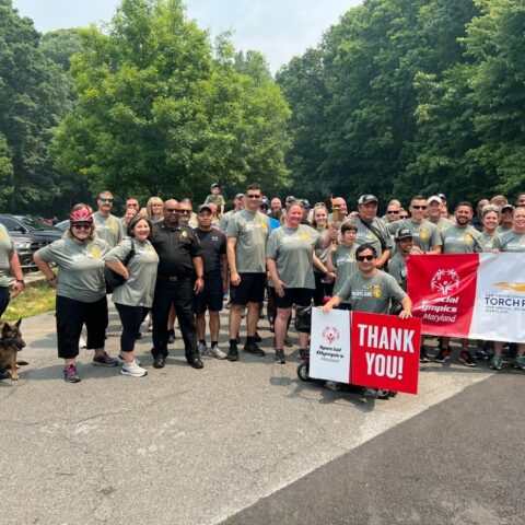 Police join forces with special olympics at rock creek park - photo licensed by shore news network.