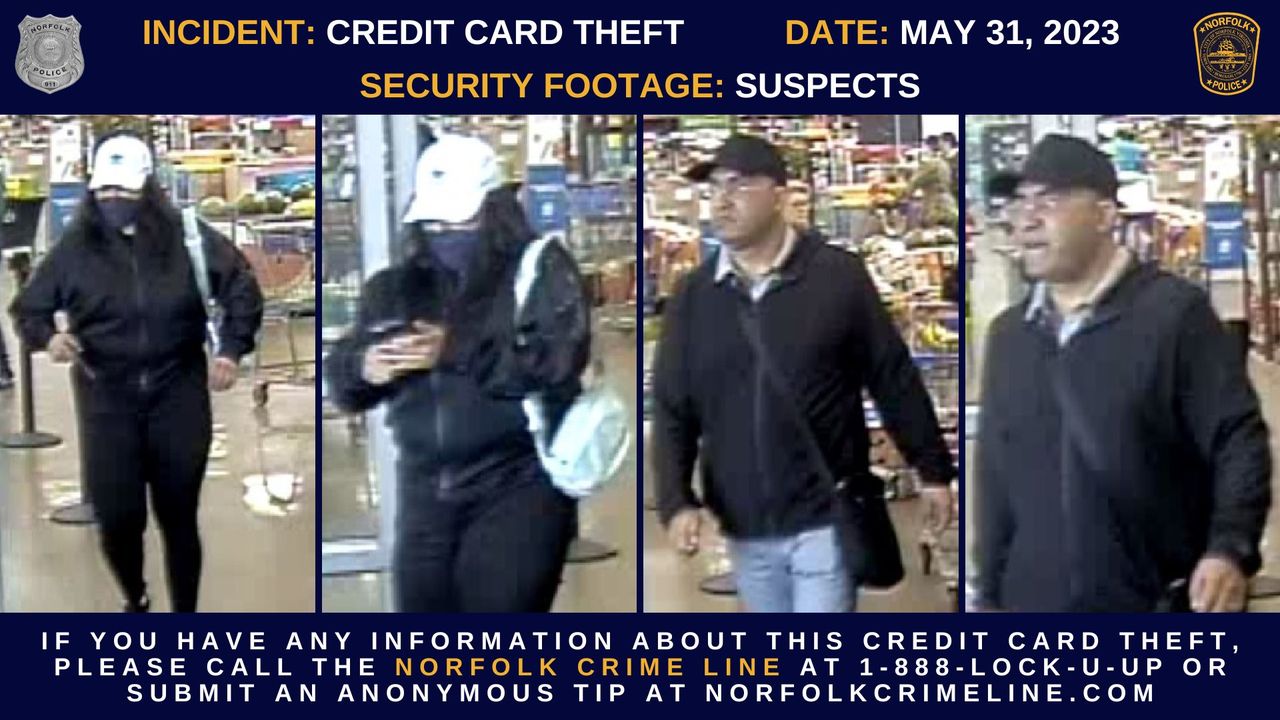 Assistance Sought in Identifying Suspects Linked to Stolen Credit Cards