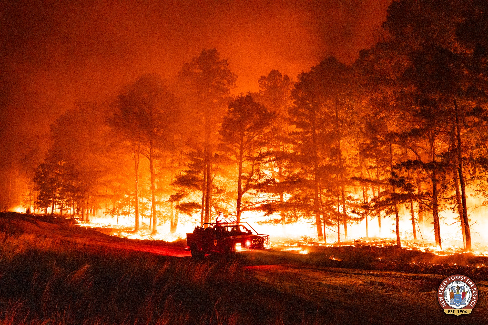 Popular New Jersey campground evacuated as forest fire threatens area