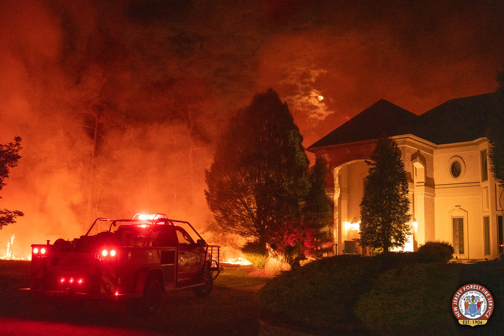 Hours after 5,400 acre South Jersey forest Fire contained, second fire reported