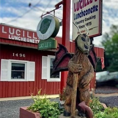 Police seek fugitive who stole jersey devil from shore luncheonette - photo licensed by shore news network.