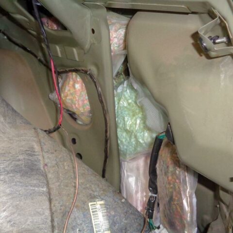 Cbp officers seize colored fentanyl pills worth $2 million. - photo licensed by shore news network.