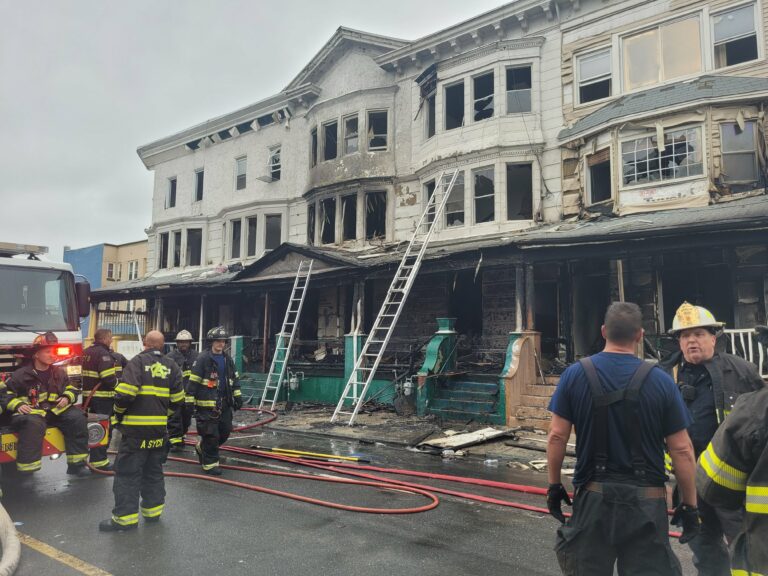 Woman charged for setting fire to row homes in atlantic city - photo licensed by shore news network.