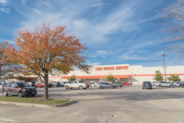 Shooting at baltimore home depot parking lot leaves one injured - photo licensed by shore news network.