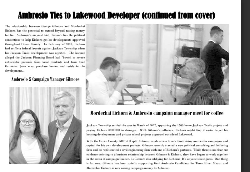 Toms River campaigns take aim at GOP Chairman, Questionable Candidate Toms River campaigns take aim at GOP Chairman, Questionable Candidate