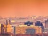 Canadian forest fire turns sky orange in new jersey, raising air quality alarm
