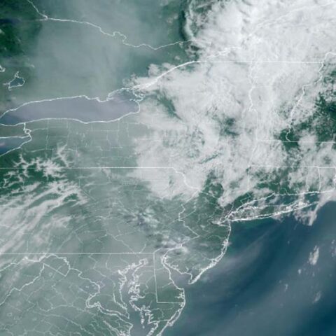 Canadian wildfire smoke back in new jersey, pennsylvania today - photo licensed by shore news network.