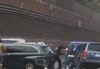 Assault after crash on bqe caught on camera