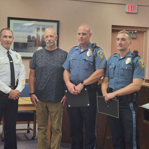 Beachwood police officers honored with life-saving awards for heroic actions in cardiac emergency - photo licensed by shore news network.