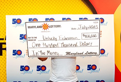 Retired unlucky fisherman wins $100k on lottery scratch off ticket