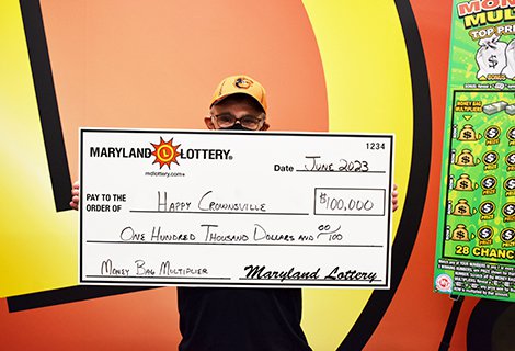 Crownsville Resident Claims $100,000 Scratch-Off Prize