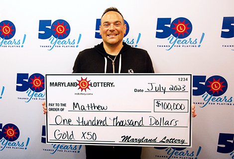 White Marsh man wins $100k scratch off ticket