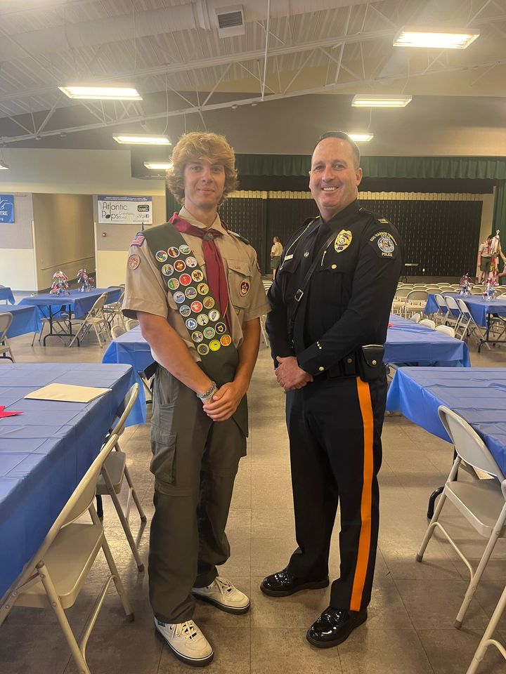 Egg Harbor Eagle Scout Honored by Police Department