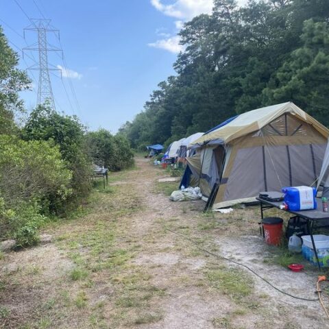 Downtown toms river host to hidden homeless encampent - photo licensed by shore news network.