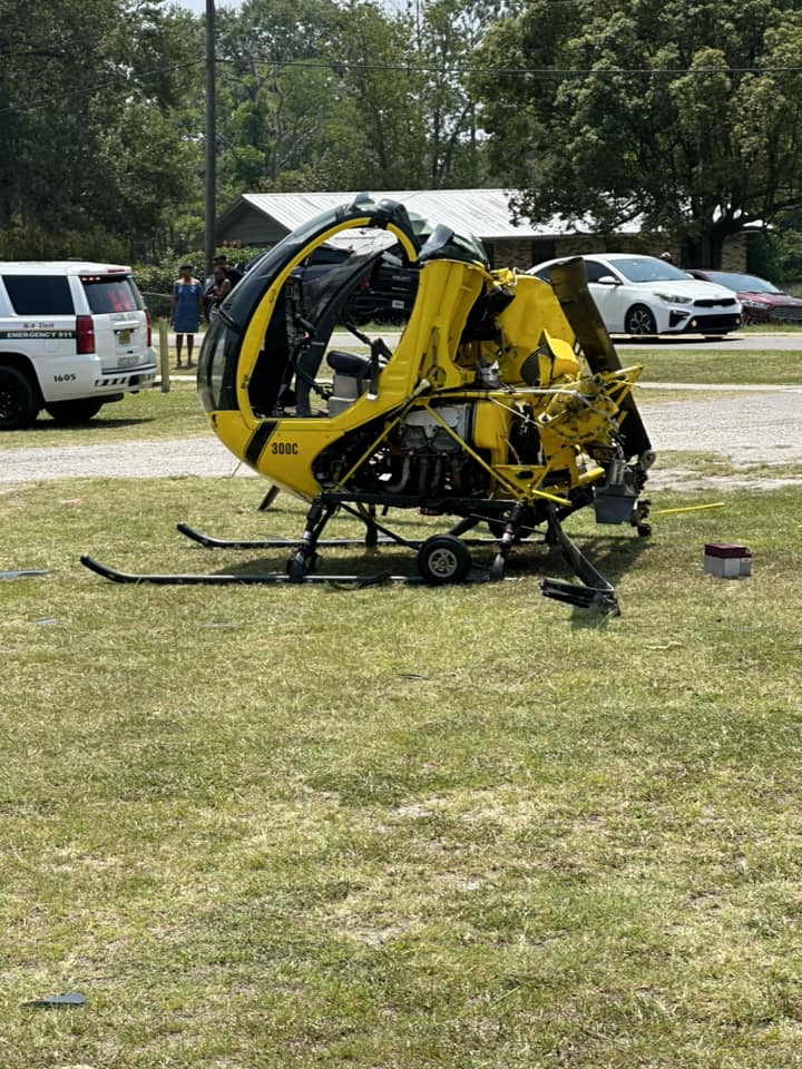 Minor injuries reported in Macclenny helicopter crash