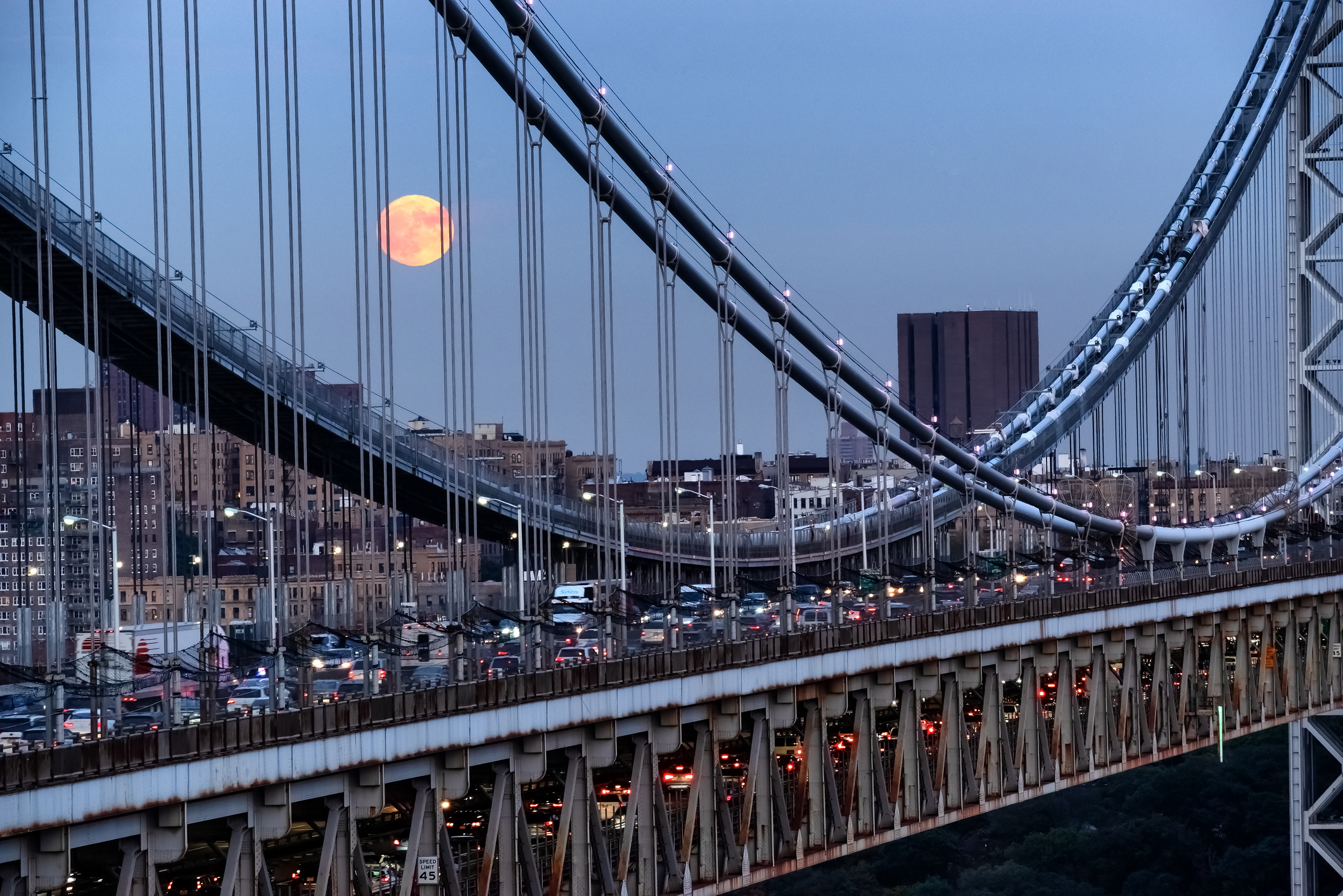 State Police Investigating After Vehicle Rams Police and Commuter Cars on George Washington Bridge