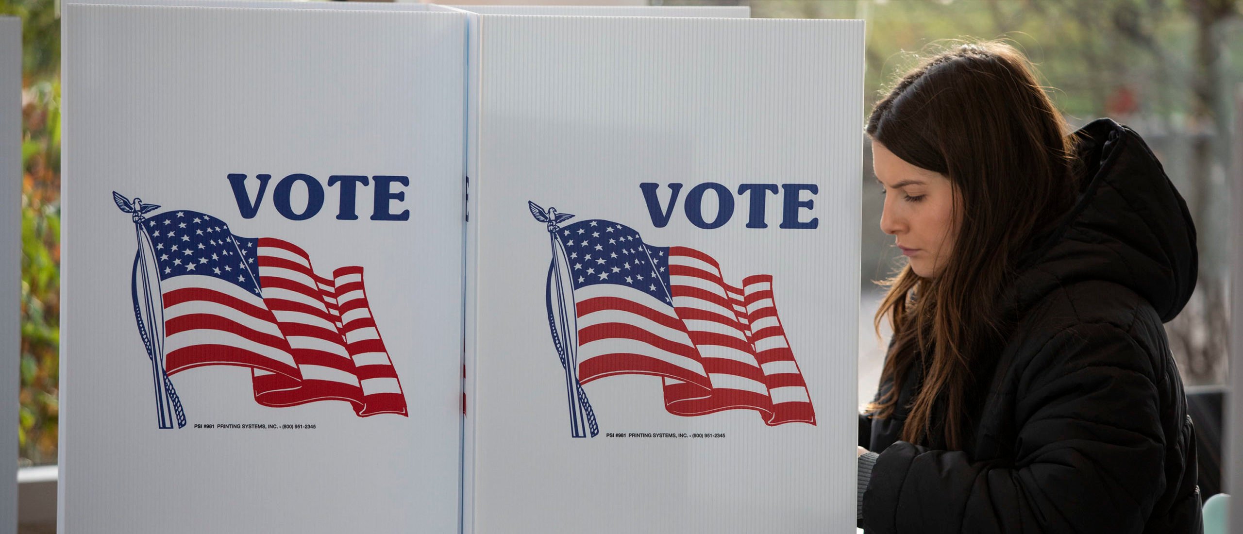 Christian Voters Are Likely To Put Their Faith In Trump. Here’s Why A woman votes in the 2022 midterm election on Election Day at a polling location on the Michigan State University campus on November 8, 2022 in East Lansing, Michigan.