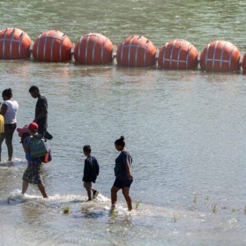 Biden admin sues texas over floating border barrier - photo licensed by shore news network.