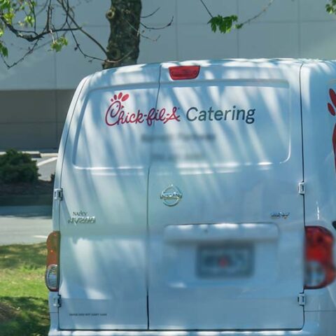 Police searching for fugitive wanted in chick-fil-a delivery truck incident - photo licensed by shore news network.