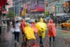 Variable conditions with chance of showers and thunderstorms in nyc